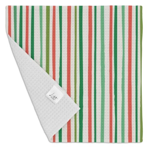 Holiday Stripes Dish Cloth